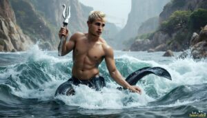 Mermen warriors Art – 16×9 #0173