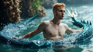 Mermen warriors Art – 16×9 #0178