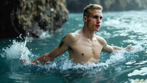 Mermen warriors Art – 16×9 #0179