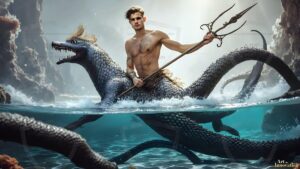 Mermen warriors Art – 16×9 #0188