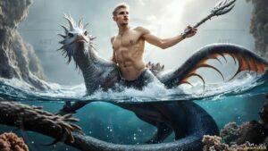 Mermen warriors Art – 16×9 #0189
