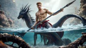 Mermen warriors Art – 16×9 #0192