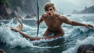 Mermen warriors Art – 16×9 #0198