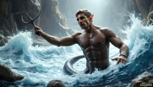 Mermen warriors Art – 16×9 #0207