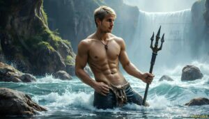 Mermen warriors Art – 16×9 #0208