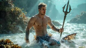 Mermen warriors Art – 16×9 #0209