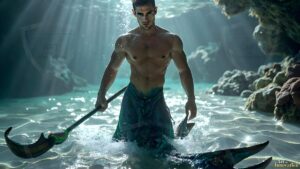 Mermen warriors Art – 16×9 #0211