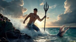 Mermen warriors Art – 16×9 #0213