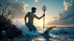 Mermen warriors Art – 16×9 #0214