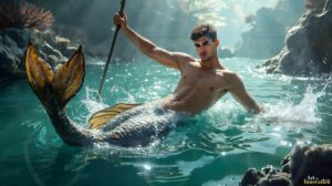 Mermen warriors Art – 16×9 #0216