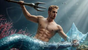 Mermen warriors Art – 16×9 #0219