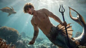 Mermen warriors Art – 16×9 #0220