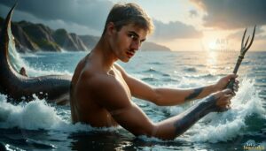 Mermen warriors Art – 16×9 #0221