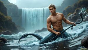 Mermen warriors Art – 16×9 #0222