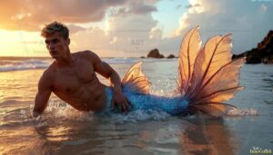 Mermen warriors Art – 16×9 #0225