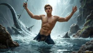 Mermen warriors Art – 16×9 #0226