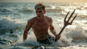Mermen warriors Art – 16×9 #0227