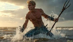 Mermen warriors Art – 16×9 #0230