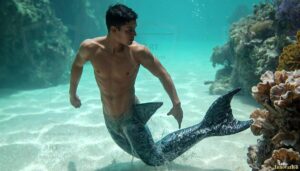 Mermen warriors Art – 16×9 #0236