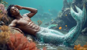 Mermen warriors Art – 16×9 #0239