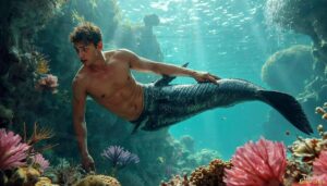 Mermen warriors Art – 16×9 #0240