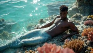 Mermen warriors Art – 16×9 #0246