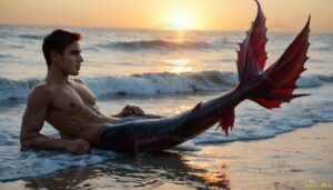 Mermen warriors Art – 16×9 #0251