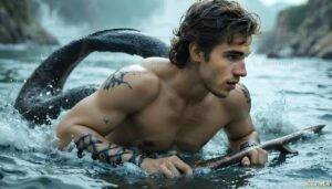 Mermen warriors Art – 16×9 #0252