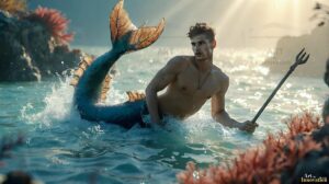 Mermen warriors Art – 16×9 #0253