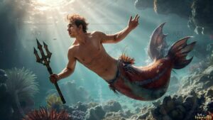 Mermen warriors Art – 16×9 #0255