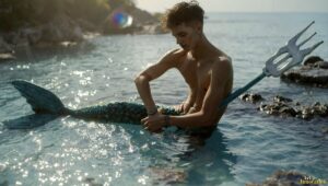 Mermen warriors Art – 16×9 #0258