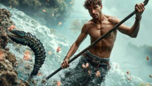 Mermen warriors Art – 16×9 #0259