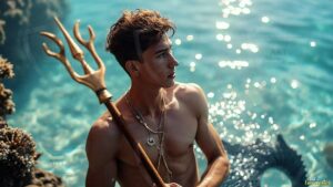 Mermen warriors Art – 16×9 #0260