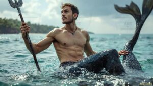 Mermen warriors Art – 16×9 #0265