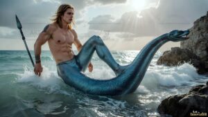 Mermen warriors Art – 16×9 #0270