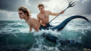 Mermen warriors Art – 16×9 #0271