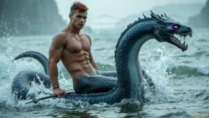 Mermen warriors Art – 16×9 #0273