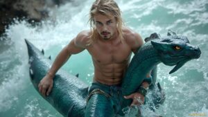 Mermen warriors Art – 16×9 #0276