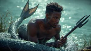 Mermen warriors Art – 16×9 #0277