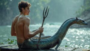 Mermen warriors Art – 16×9 #0278