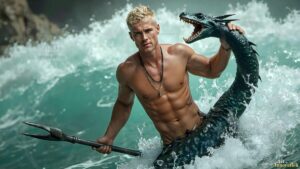 Mermen warriors Art – 16×9 #0279