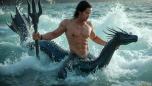 Mermen warriors Art – 16×9 #0282