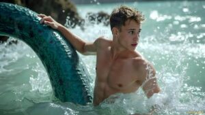 Mermen warriors Art – 16×9 #0284