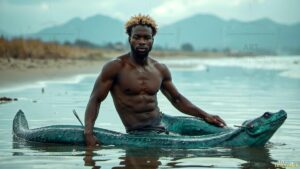 Mermen warriors Art – 16×9 #0285