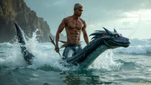 Mermen warriors Art – 16×9 #0293