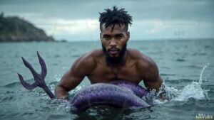 Mermen warriors Art – 16×9 #0295