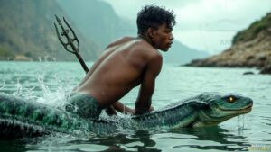Mermen warriors Art – 16×9 #0302