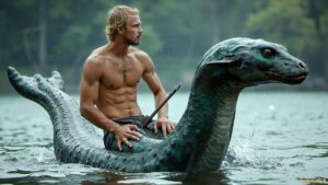Mermen warriors Art – 16×9 #0304