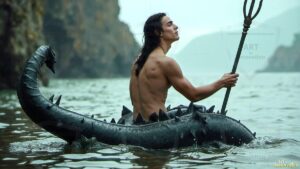 Mermen warriors Art – 16×9 #0306