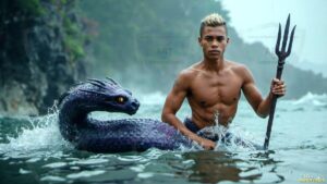 Mermen warriors Art – 16×9 #0311